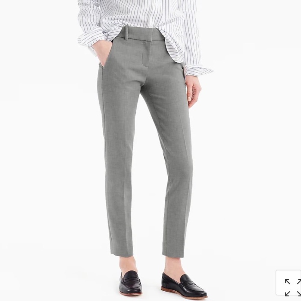 J crew Cameron slim crop pant four-season stretch